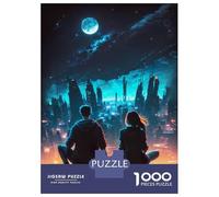 Jigsaw Puzzle 1000 Urban Stargazing Jigsaw for Adults Family Game Analysis And Logic Unique Gifts for Birthday And Christmas 70x50cm/1000pcs