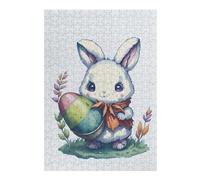 Jigsaw Puzzle 1000pcs(38x26cm) for Adults Easter Rabbit Cute Teenagers Puzzles Relax Games Presents for Women Unique Birthday And Gifts 1000pcs(38x26cm)