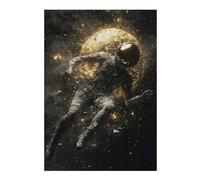 Jigsaw Puzzle 1000pcs(38x26cm) S Astronaut Floating in Space -4 Jigsaw for Adults Family Games Perfect Decoration Deal As Gifts for The Whole Family 1000pcs(38x26cm) S