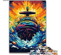 Jigsaw Puzzle 1000Pieces Colorful Submarine Jigsaw Puzzles for Adults Family Interactive Game, Brain Teaser Gift, Educational Toy (Size 50x75 cm)