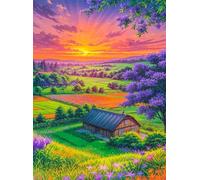 Jigsaw Puzzle 1200 piece,Countryside Field Cottage Puzzles for Adults,Educational Game Challenge Toy 1200 Pieces DIY puzzles Family Decoration puzzle