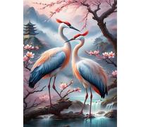 Jigsaw Puzzle 150 piece,Landscape Red-Crowned Crane Birds Puzzles for Adults,Educational Game Challenge Toy 150 Pieces DIY puzzles Family Decoration puzzle