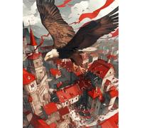 Jigsaw Puzzle 150 Pieces City Ribbon, Premium Jigsaws 150 pieces for Adults & Teens, Precision Fit Thick Board, for for Men & Women, Finished Size 35x25cm Eagle
