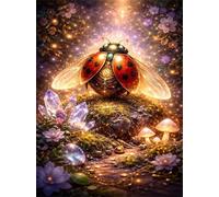 Jigsaw Puzzle 150 Pieces Golden Moth, Premium Jigsaws 150 pieces for Adults & Teens, Precision Fit Thick Board, for for Men & Women, Finished Size 35x25cm Moss