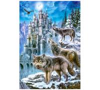 Jigsaw Puzzle - 1500 Pieces : Wolves in Front of the Castle