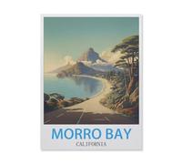 Jigsaw Puzzle 1500 Piece，Morro Bay California，Adult Puzzle DIY Kit Wood Puzzle Modern Home Decor Unique Gift（57x87cm）-FG87
