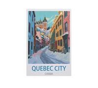 Jigsaw Puzzle 1500 Piece，Quebec City Canada，Classic Puzzle Adult Puzzle DIY Kit Paper Toy Unique Gift Modern Home Decor（57x87cm）-GC20