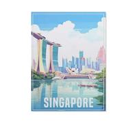 Jigsaw Puzzle 1500 Piece，Singapore, Wall Decoration，Classic Puzzle DIY Kit Paper Toy Unique Gift Home Decor（57x87CM）-AS37
