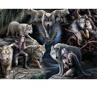 Anne Stokes - Wolf Collage