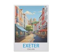 Jigsaw Puzzle 1500 Pieces，Exeter England，Large Family Puzzle Game Artwork for Adults Teens（57x87cm）-FI35