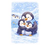 Jigsaw Puzzle 1500 Pieces for Adults (14 Years +), Challenging Penguins Winter Puzzle for Whole for Men Women