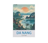 Jigsaw Puzzle 1500 Pieces for Adults，Da Nang Vietnam，Teens Boys Girls Puzzles Difficult Challenging Puzzle for Party Games Kids Family Friends（57x87cm）-GA7