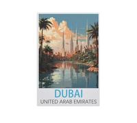 Jigsaw Puzzle 1500 Pieces for Adults，Dubai United Arab Emirates，Large Puzzle Game Artwork for Adults Teens（57x87cm）-FU79