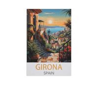 Jigsaw Puzzle 1500 Pieces for Adults，Girona Spain，Teens Boys Girls Puzzles Difficult Challenging Puzzle for Party Games Kids Family Friends（57x87cm）-FT7