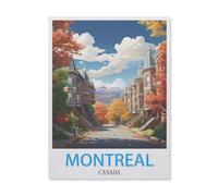 Jigsaw Puzzle 1500 Pieces for Adults，Montreal Canada，Large Puzzle Game Artwork for Adults Teens（57x87cm）-FH58