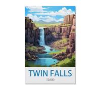 Jigsaw Puzzle 1500 Pieces for Adults,Twin Falls Idaho,Paper Puzzle - Unique Suitable for Teenagers and Adults 57x87cm-Y16