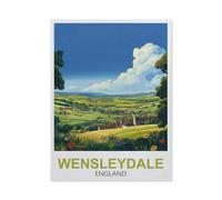 Jigsaw Puzzle 1500 Pieces for Adults，Wensleydale England，Teens Boys Girls Puzzles Difficult Challenging Puzzle for Party Games Kids Family Friends（57x87cm）-EZ67