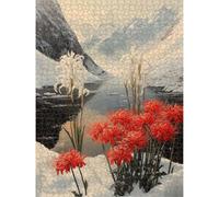 Jigsaw Puzzle 1500 Pieces for Adults Winter & Mountain Puzzle, 1T#2146