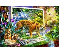Jigsaw Puzzle 1500 pieces - Tiger coming to Life