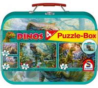 Jigsaw Puzzle 2 x 60 + 2 x 100 In the Case Dinosaur 106606