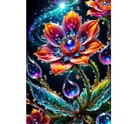Jigsaw Puzzle 200 piece,Beautiful Crystal Flowers Puzzles for Adults,Educational Game Challenge Toy 200 Pieces DIY puzzles Family Decoration puzzle