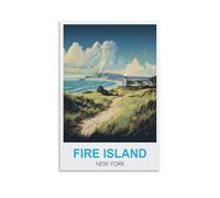 Jigsaw Puzzle 200 Piece,Fire Island New York,Decompressing Intellectual Educational Toy Good Gift for Adults Kids, Home Decor 35x25cm