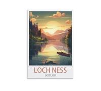 Jigsaw Puzzle 200 Piece,Loch Ness Scotland,200 Piece Puzzle Thick Sturdy Cardboard Precise Interlocking Age 14+ Family Game 35x25cm