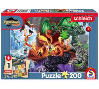 Schmidt Spiele 56566 Eldrador, nasty creatures, 200 pieces, children's puzzle, with an original Schleich figure