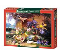 Jigsaw Puzzle 2000 Copy of an Elegant Floral Still Life Eugene Bidau C-200276-2