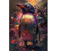 Jigsaw Puzzle 2000 Piece, Abstract Penguin Puzzles for Adults 2000, Wooden Puzzles, Jigsaw Puzzle Games Classic Educational, The Impossible Challenge, Games Family, Creativity Gift DX0YL1-158