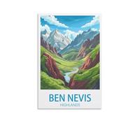 Jigsaw Puzzle 2000 Piece，Ben Nevis Highlands Posters Jigsaw Puzzles for Adults 2000 Piece, Classic Puzzle Teens Boys Girls Puzzles 100x70cm