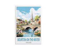 Jigsaw Puzzle 2000 Piece，Bourton on The Water Englands 2000 pieces of adult paper landscape puzzles for children learning toys gifts 100x70cm