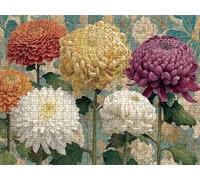 Jigsaw Puzzle 2000 Piece, Chrysanthemum Color Puzzles for Adults Puzzle Games Educational Game Jigsaws Puzzles for Adults, Fun Challenging Family Game Activities, for Wall Decor Gifts R1KH-476