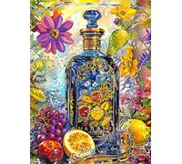 Jigsaw Puzzle 2000 piece,Colorful Fruit Wine Bottle Puzzles for Adults,Educational Game Challenge Toy 2000 Pieces DIY puzzles Family Decoration puzzle