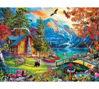 Jigsaw Puzzle 2000 piece,Countryside Scenery Cottage Animals Puzzles for Adults,Educational Game Challenge Toy 2000 Pieces DIY puzzles Family Decoration puzzle