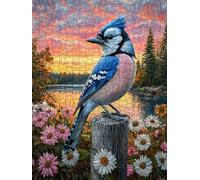 Jigsaw Puzzle 2000 Piece, Daisy Bird Puzzles for Adults 2000, Wooden Puzzles, Jigsaw Puzzle Games Classic Educational, The Impossible Challenge, Games and Family Activities, Creativity Gift DX0YL1-168
