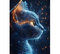 Jigsaw Puzzle 2000 Piece, Dreamy Cat Puzzles for Adults 2000, Wooden Puzzles, Jigsaw Puzzle Games Classic Educational, The Impossible Challenge, Games and Family Activities, Creativity Gift DX0YL1-697
