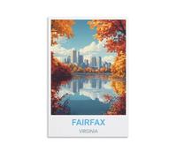 Jigsaw Puzzle 2000 Piece，Fairfax Virginia Classic Puzzle Kids Puzzle Challenging And Difficult Puzzles for Adults And Teens 100x70cm