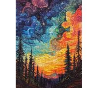 Jigsaw Puzzle 2000 Piece, Fantasy Forest Puzzles for Adults 2000, Wooden Puzzles, Jigsaw Puzzle Games Classic Educational, The Impossible Challenge, Games Family, Creativity Gift DX0YL1-773