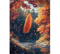 Jigsaw Puzzle 2000 Piece, Feather Forest Puzzles for Adults 2000, Wooden Puzzles, Jigsaw Puzzle Games Classic Educational, The Impossible Challenge, Games Family, Creativity Gift DX0YL1-1041