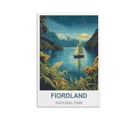 Jigsaw Puzzle 2000 Piece Fiordland National Park Puzzle 2000 Pieces Wood Puzzle Adult Children'S Educational Toy Family Decompression Game 70x100cm