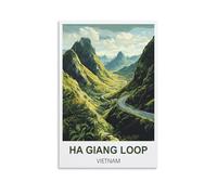 Jigsaw Puzzle 2000 Piece，Ha Giang Loop Vietnam Puzzle 2000 Pieces Wood Puzzle Adult Children'S Educational Toy Family Decompression Game 100x70cm