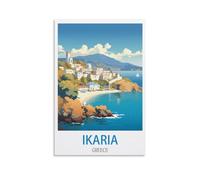 Jigsaw Puzzle 2000 Piece，Ikaria Greeces Classic Puzzle Kids Puzzle Challenging And Difficult Puzzles for Adults And Teens 100x70cm
