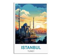 Jigsaw Puzzle 2000 Piece，Istanbul Turkey Jigsaw Puzzles 2000 Pieces for Adults Painting Puzzle 2000 Pieces DIY Challenging Puzzles for Adults 100x70cm