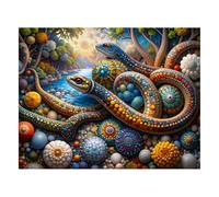 Jigsaw Puzzle 2000 piece,Jungle Snakes Puzzles for Adults,Educational Game Challenge Toy 2000 Pieces DIY puzzles Family Decoration puzzle
