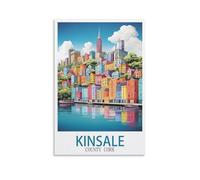 Jigsaw Puzzle 2000 Piece，Kinsale County Corks Jigsaw Puzzles 2000 Pieces for Adults Painting Puzzle 2000 Pieces DIY Challenging Puzzles for Adults 100x70cm