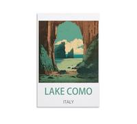 Jigsaw Puzzle 2000 Piece，Lake Como Italy Posters Puzzle 2000 Pieces Wood Puzzle Adult Children'S Educational Toy Family Decompression Game 100x70cm