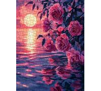 Jigsaw Puzzle 2000 Piece, Lake Rose Puzzles for Adults 2000, Wooden Puzzles, Jigsaw Puzzle Games Classic Educational, The Impossible Challenge, Games and Family Activities, Creativity Gift DX0YL1-353