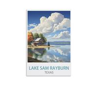 Jigsaw Puzzle 2000 Piece Lake Sam Rayburn Texas Of paper Puzzles Suitable For Adults Children Families Stress Relief Puzzle Games 70x100cm