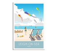 Jigsaw Puzzle 2000 Piece，Leigh-on-Sea Beach Essex Classic Puzzle Kids Puzzle Challenging And Difficult Puzzles for Adults And Teens 100x70cm